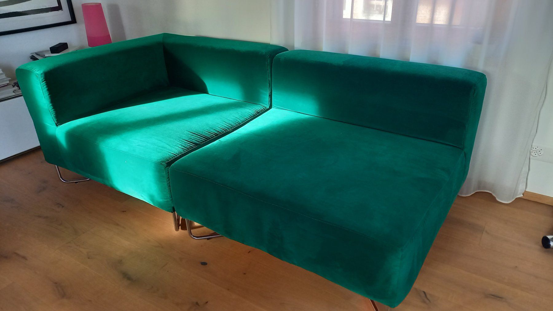 Tissus: SOFTLINE-SOFA mit 2 Stoffbezügen – Neuf (Voir description) à Nennigkofen par nilmo74 6