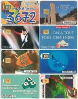 8 Telefonkarten Frankreich