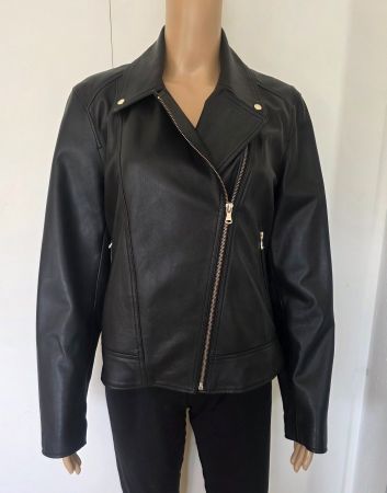 Massimo Dutti BikerLederjacke, Grösse L, Neu