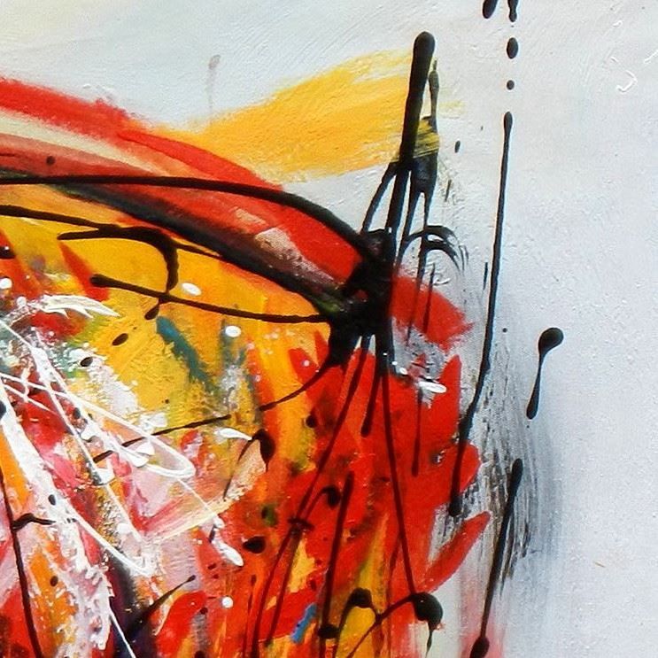 Reproduktionen & Neuware: Abstrakt - Pollock Style Signatur (II) – Neu (gemäss Beschreibung) aus Larnaca von KunstDepot24 3