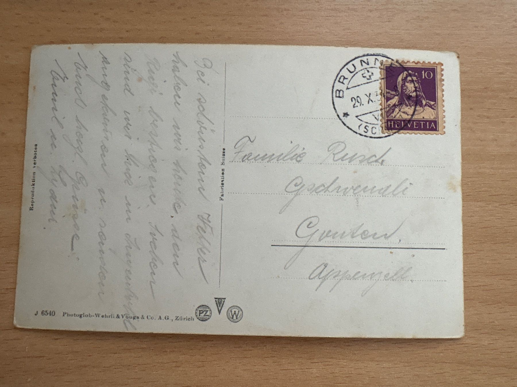 Cartoline postali: Alte Ansichtskarte: Institut Ingenbohl, Mythen, Brunnen – Usato da Ibach venduto da lisch3 3
