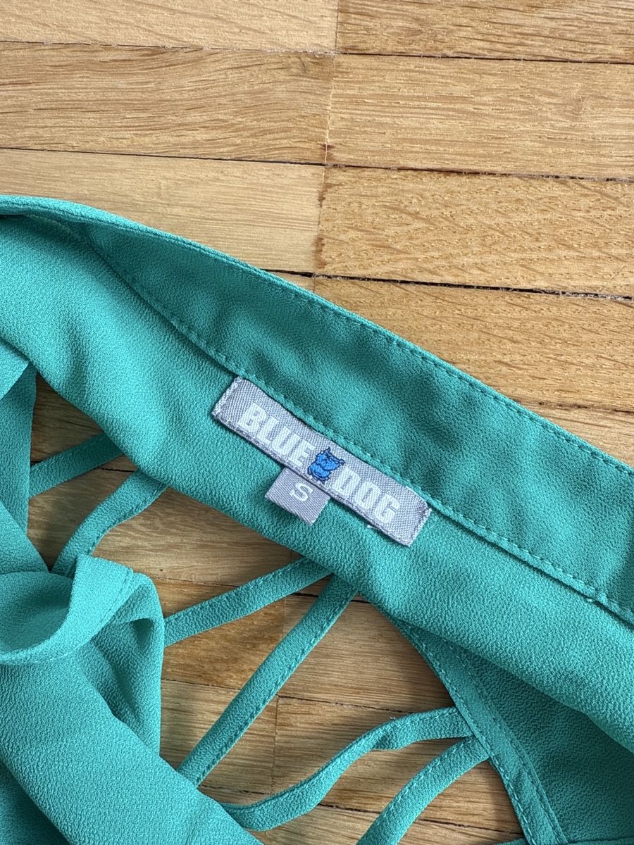 Blusen: Elegante Smaragdgrüne Bluse Gr. S – Gebraucht aus Winterthur von Streisel 2