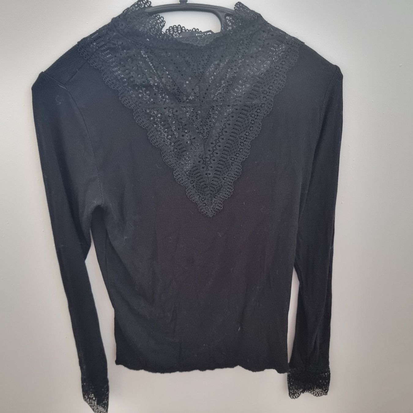 Only Pullover & Sweatshirts: Damen Pullover Schwarz Grösse M mit Spitze von ONLY – Neu (gemäss Beschreibung) aus Gammen von home_brocki 1