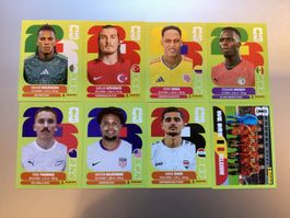 Panini FIFA World Cup 2026 Sammelkarten Konvolut 8 Stück