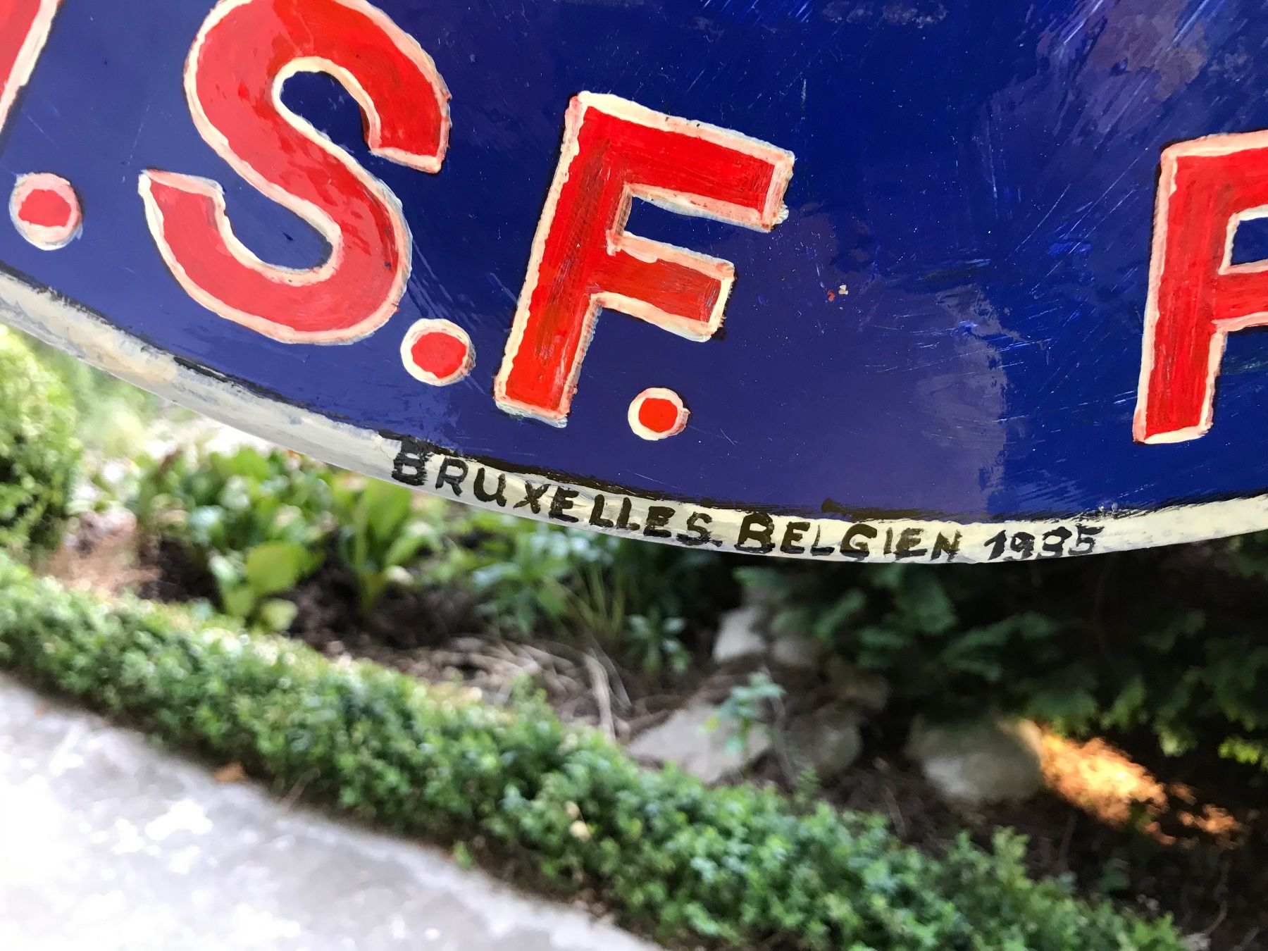 Schilder: Unikat ARISTONA Blechschild rund – Gebraucht aus Steffisburg von Flueckiger120 7