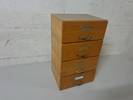 Vintage Schubladenstock aus altem Laden