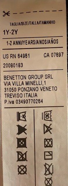 Benetton Altro abbigliamento per bambino: Berretto in pile Benetton – Usato da Castel San Pietro venduto da Moregi 3