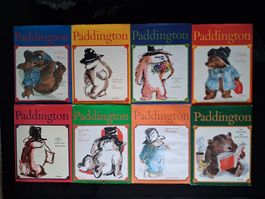 Set von 8 Vintage-Paddington-Büchern auf Deutsch - Spitze !