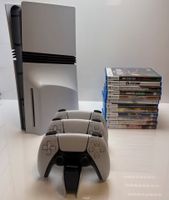 Sony PS5 Pro 2TB mit Disc-Laufwerk - 3 Controller - 12 Games