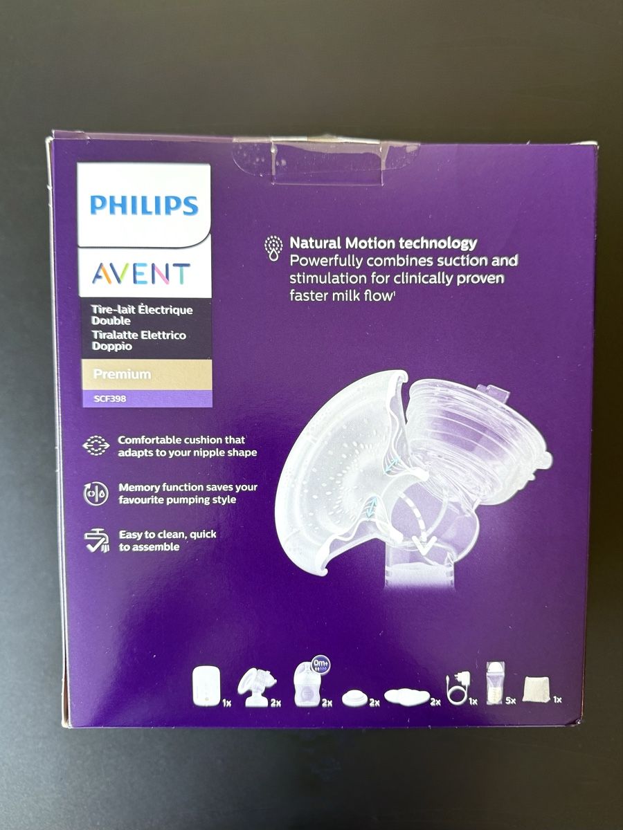 Philips Accessori per l’allattamento: Tire-lait électrique double Philips Avent – Nuovo e nell'imballaggio originale da Genève venduto da midionze 1