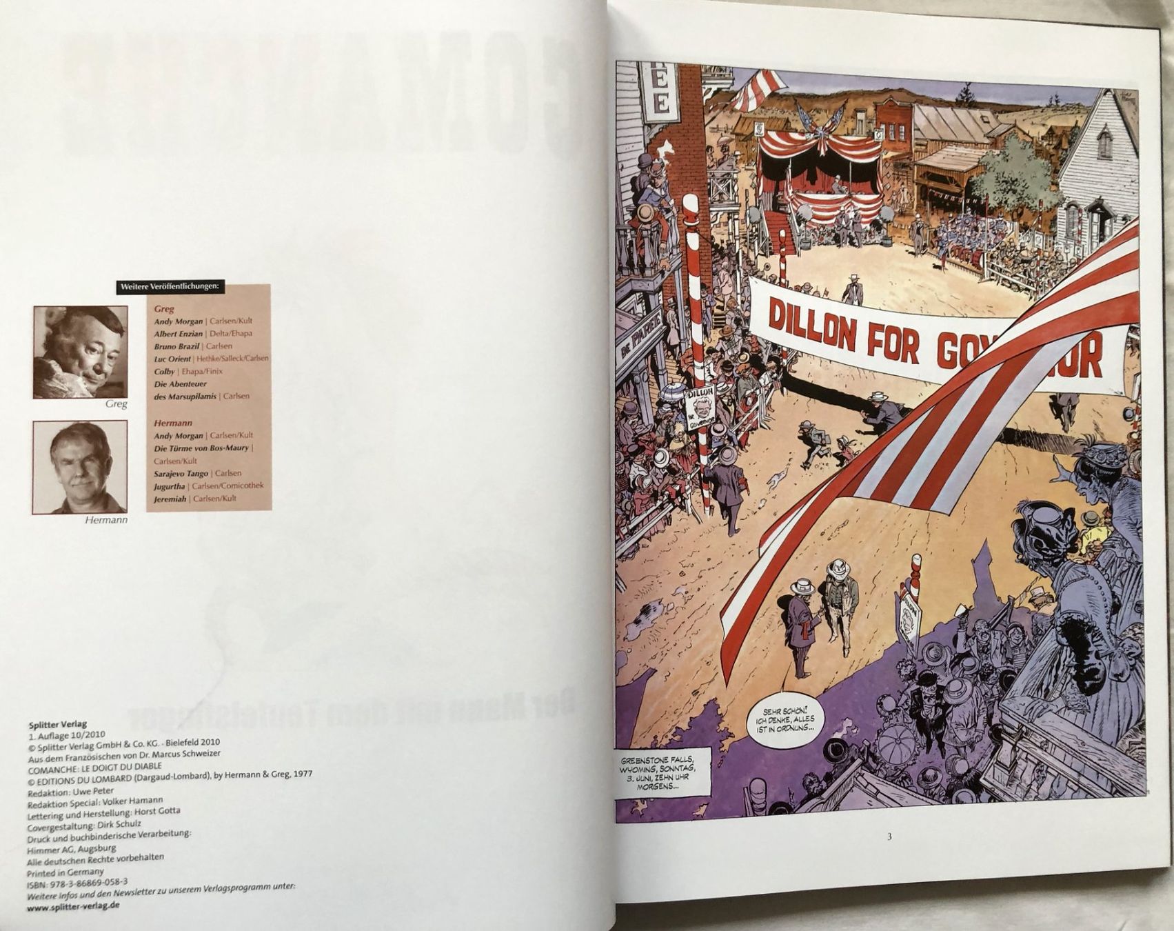 Comics: Comanche - Band 7 - Der Mann mit dem Teufelsfinger - HC – Gebraucht aus Schaffhausen von durruti 2