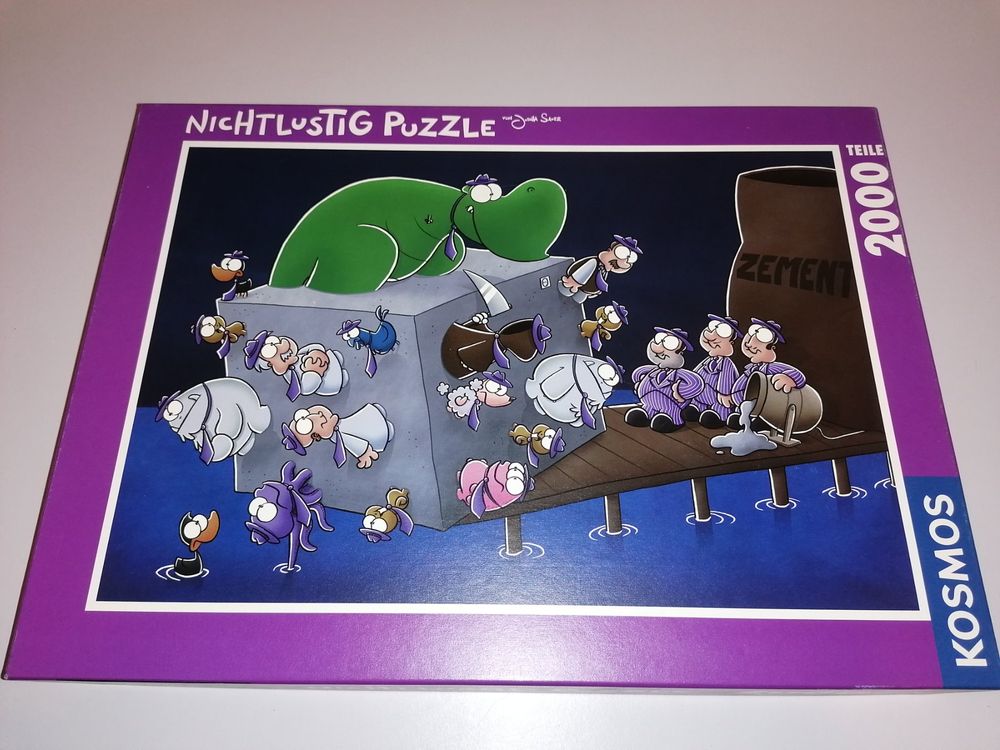puzzle-nichtlustig-puzzle-mafia-2000-teile-neu-und