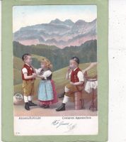 Kitsch Kunst Kultur Appenzellertracht 1905