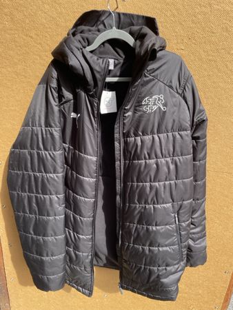 Puma Swiss Eishockey Jacke schwarz Neu