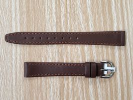 Uhrenband Leder 14mm, lang, Pebro Kalb