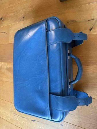 Reisekoffer blau Vintage