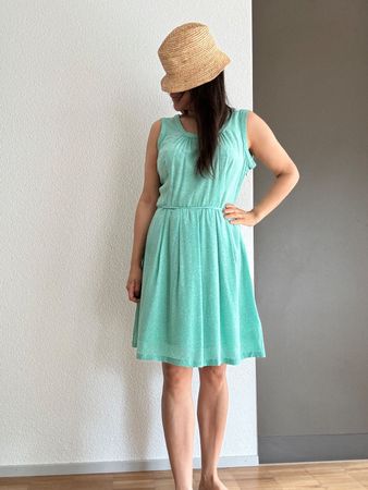 Kleid, Levi’s Made & Crafted, Seide, grün, Gr. 3
