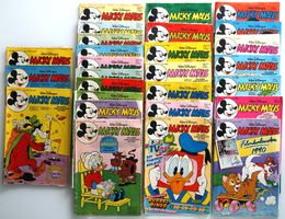 27 Micky-Maus-Hefte 1978 bis 1990 (Konvolut)