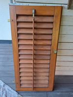 1 Fensterladen Holzladen Jalousie aus Holz für Deko