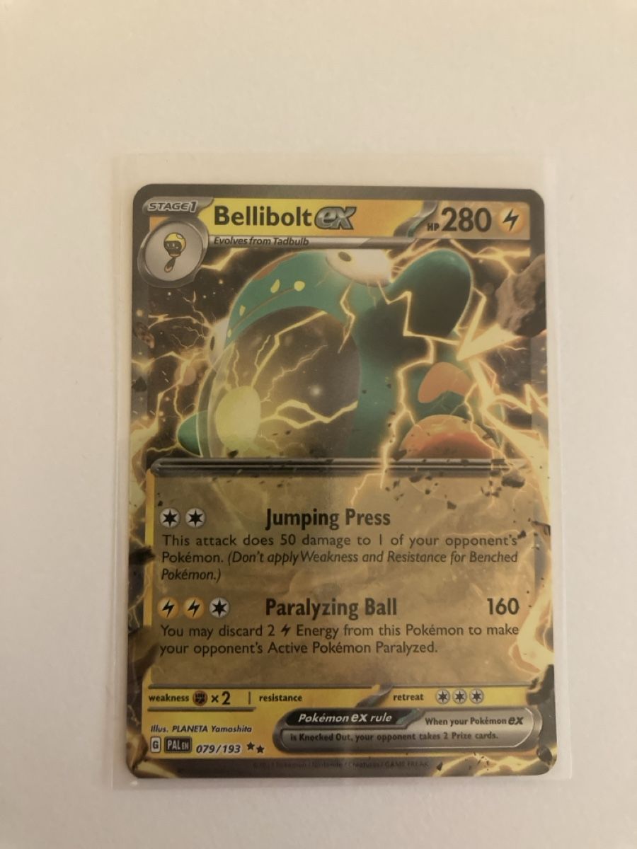 Pokémon Carte collezionabili: Bellibolt ex 079/193 - Paldea Evolved EN – Nuovo (secondo la descrizione) da Wohlen AG venduto da Liridon22