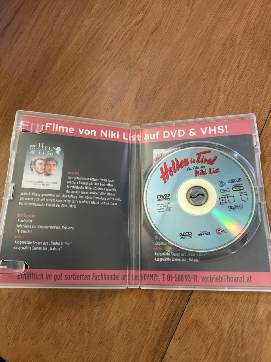 Tous les DVDs: Helden in Tirol, DVD, Niki List – Neuf (Voir description) à Benken ZH par Audi-erich 2
