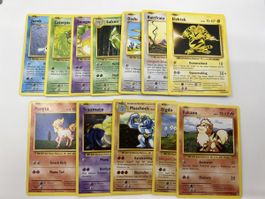 Pokemon Sammelkarten Set 12 Stk Evolutions 2016 Vintage look