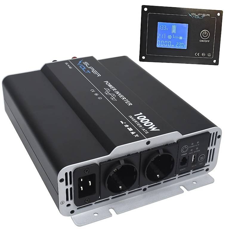 Inverter: Supervolt 12V 1000W Wechselrichter – Usato da Bülach venduto da CAMPTIVITY