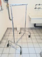 Profi Kleiderständer, Stahl verchromt, 140 cm, verstellbar