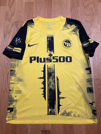 ORIGINAL BSC YOUNG BOYS BERN TRIKOT JUBILÄUM 125 JAHRE YB L