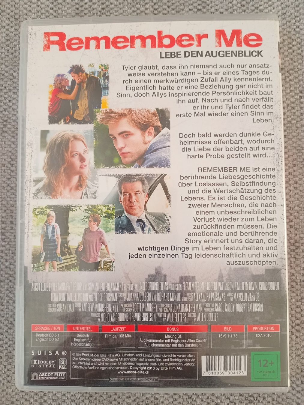 Tutti i DVDs: REMEMBER ME - LEBE DEN AUGENBLICK – Usato da Zollikofen venduto da jde_72zf 1