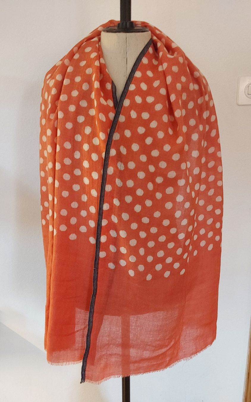 Foulard & Sciarpe: Schal Tuch Wolle orange – Usato da Köniz venduto da scopello12 1