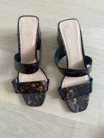 Mules Leopard Gr. 37 Sommer Zara Braun