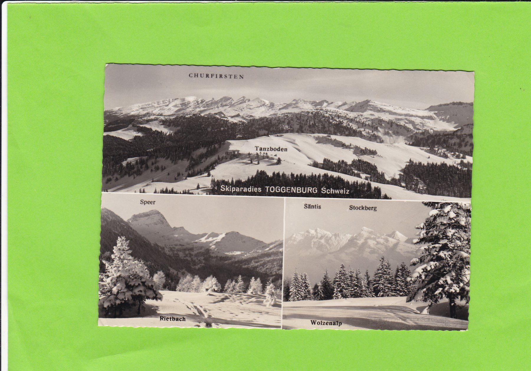 Cartoline postali: Skiparadies Toggenburg – Usato da St. Peterzell venduto da neckertal