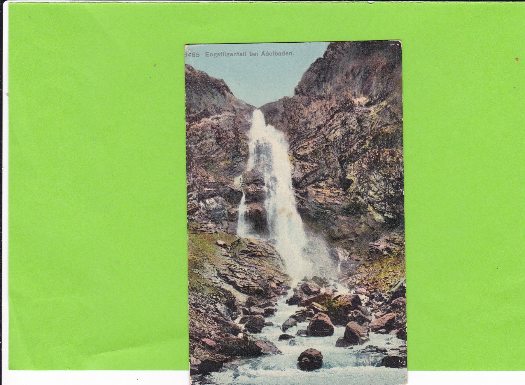 Cartoline postali: Engstligenfall bei Adelboden – Usato da St. Peterzell venduto da neckertal