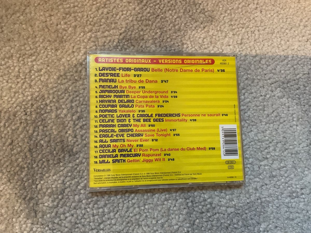 CD: CD Hits 98 - Tous les Tubes de l'Année – Usato da Grub SG venduto da Vinciguerra 1