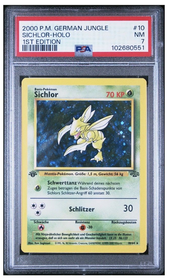 Pokémon Carte collezionabili: Psa Jungle Sichlor – Nuovo (secondo la descrizione) da Herznach venduto da Terratemptrop