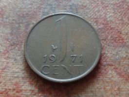 PAYS-BAS  Nederland  1  Cent  1971  (P)