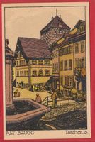 BRUGG, RATHAUS, KÜNSTLERKARTE