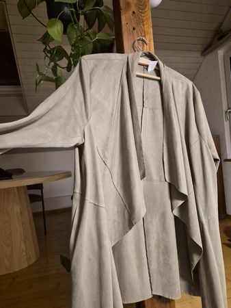 Jacke Basler Wildlederoptik beige Gr M
