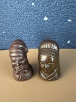 Sammlerfiguren Köpfe mit Hut zwei Stk. gute Erhaltung