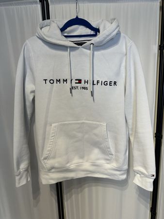 Sweat à capuche Tommy Hilfiger blanc – taille S