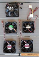 ***** Sortiment von 5x Lüfter für PCs oder andere Geräte