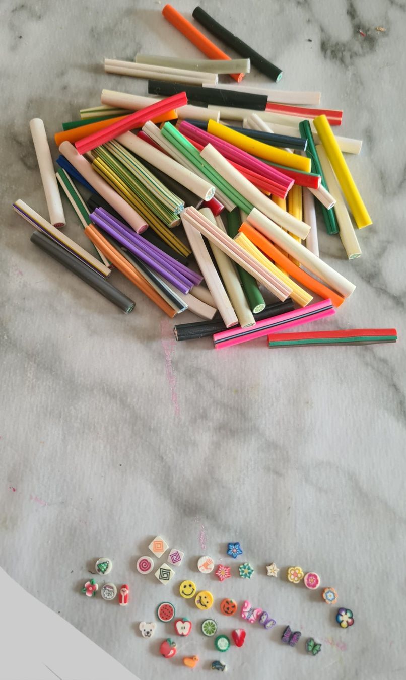Unghie finte: 72 Polymer Stäbchen für Nageldeko oder Bastelprojekte, etc.! – Usato da Winterthur venduto da bibummi 2