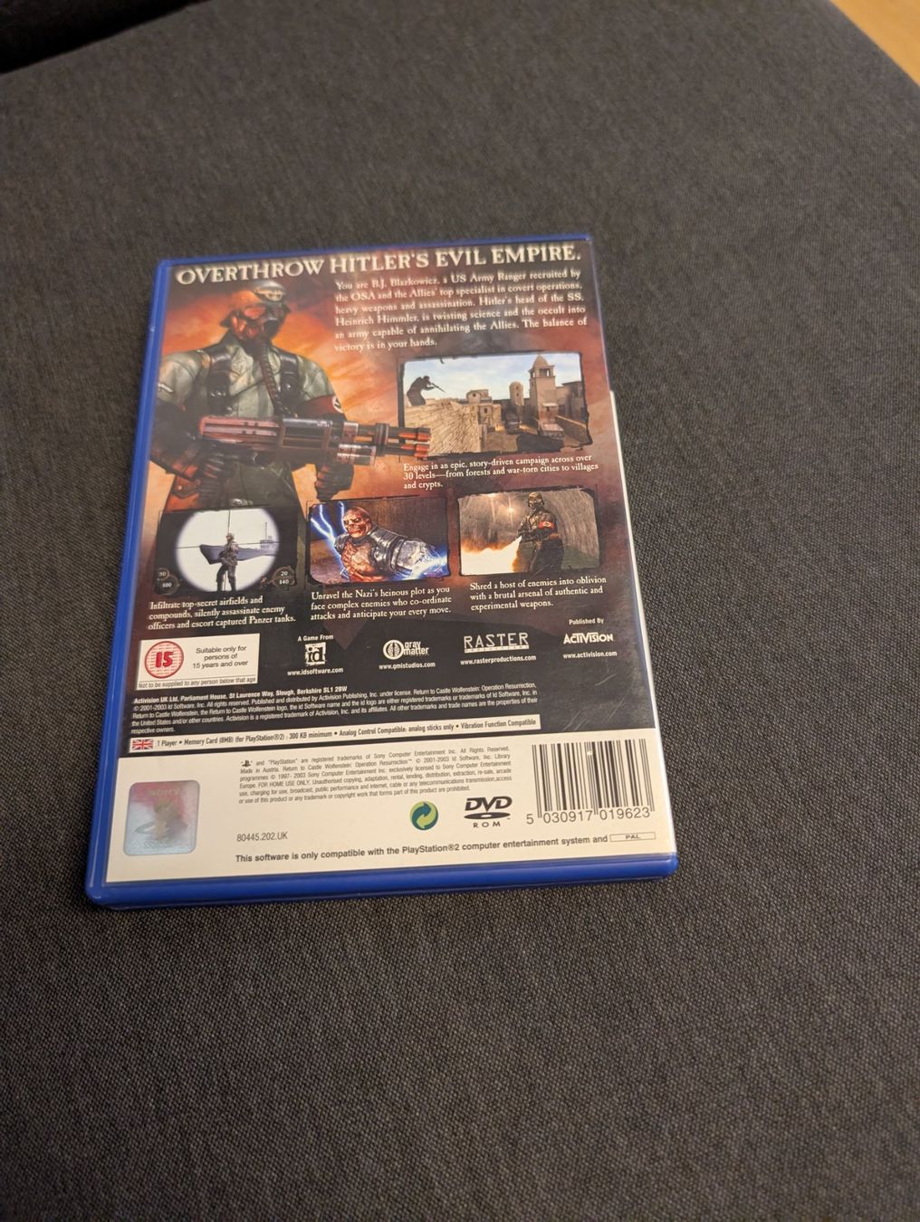 Giochi: Return to Castle Wolfenstein Sony playstation 2 – Usato da Giubiasco venduto da Ticinerd 1