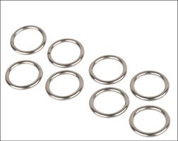 8 Stk. Ringe 3 x 26 mm geschweisst. Kostefreie Zustellung!