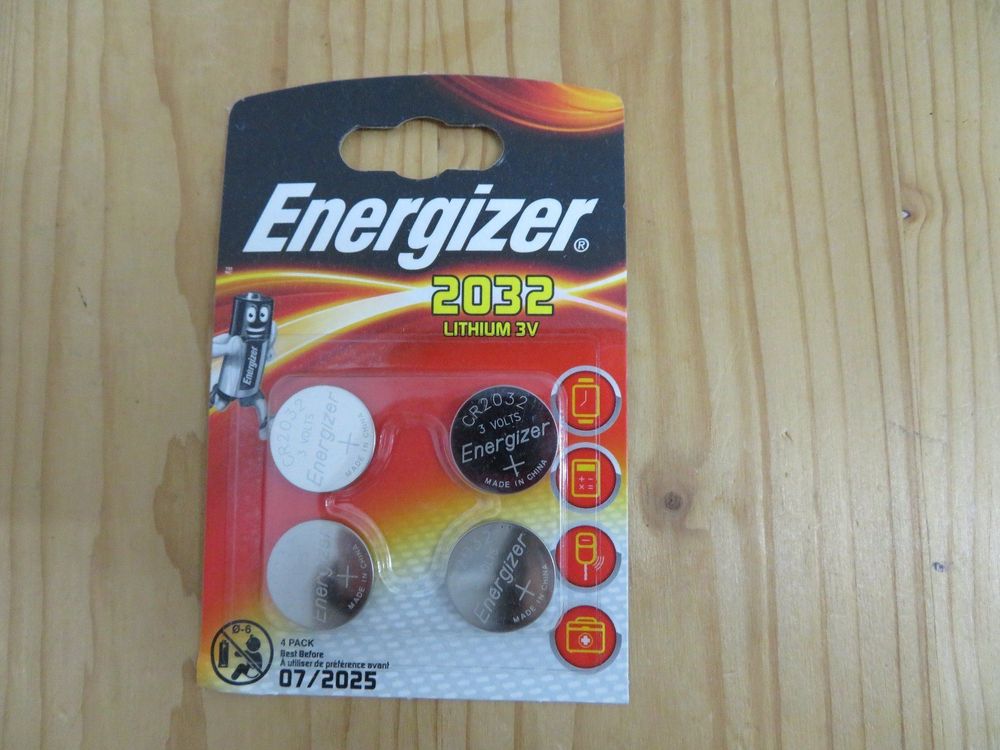 Energizer CR 2032 Lithium 3V, 4er Pack | Kaufen auf Ricardo