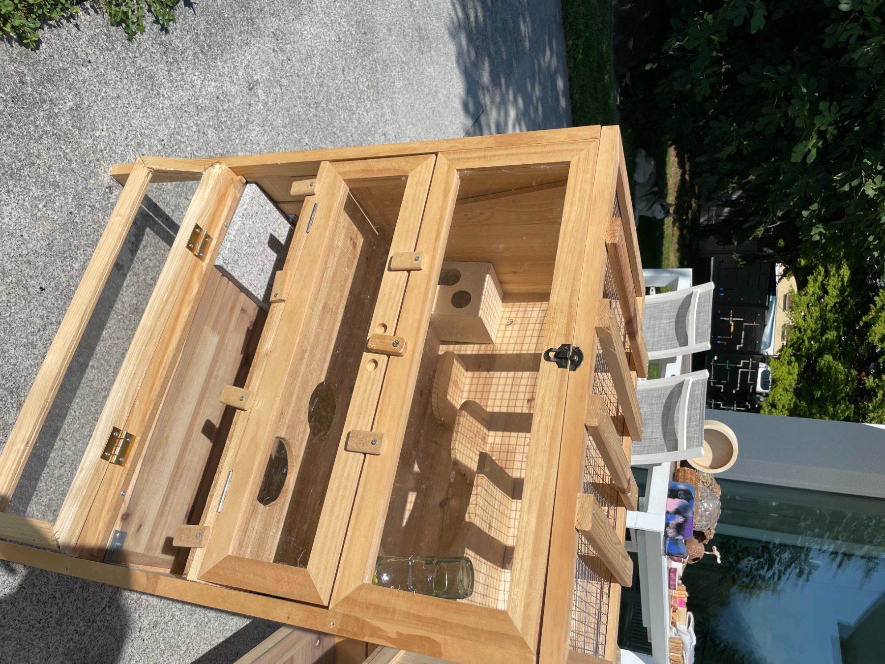 Käfige, Transport & Sicherheit: Hamsterkäfig Holz 120cm lang – Gebraucht aus Meierskappel von Hit123 2