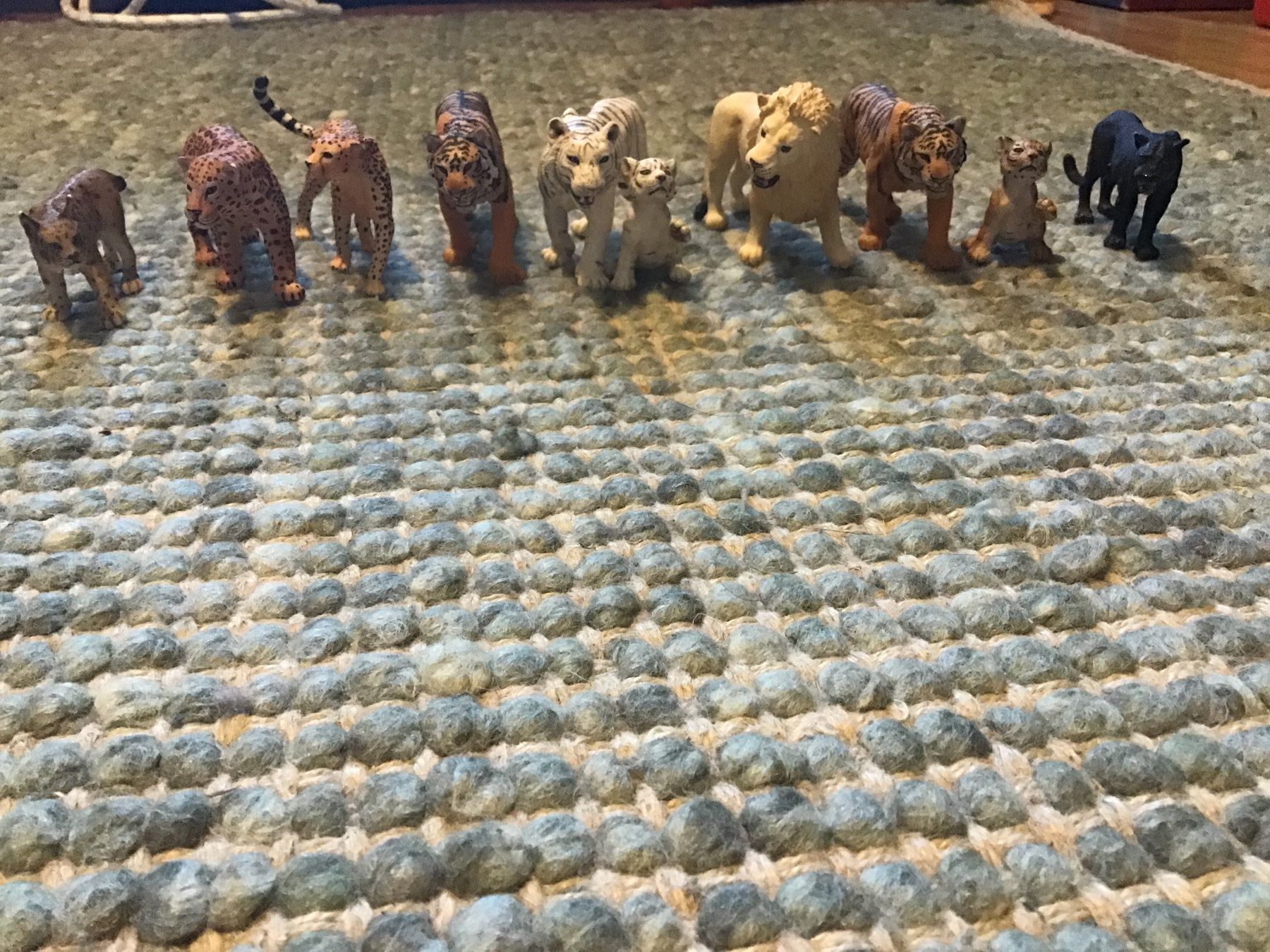 Schleich Statuette: Schleich  Raubkatzen  Set 10stück – Usato da Langrickenbach venduto da orangecircledance