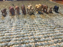 Schleich  Raubkatzen  Set 10stück
