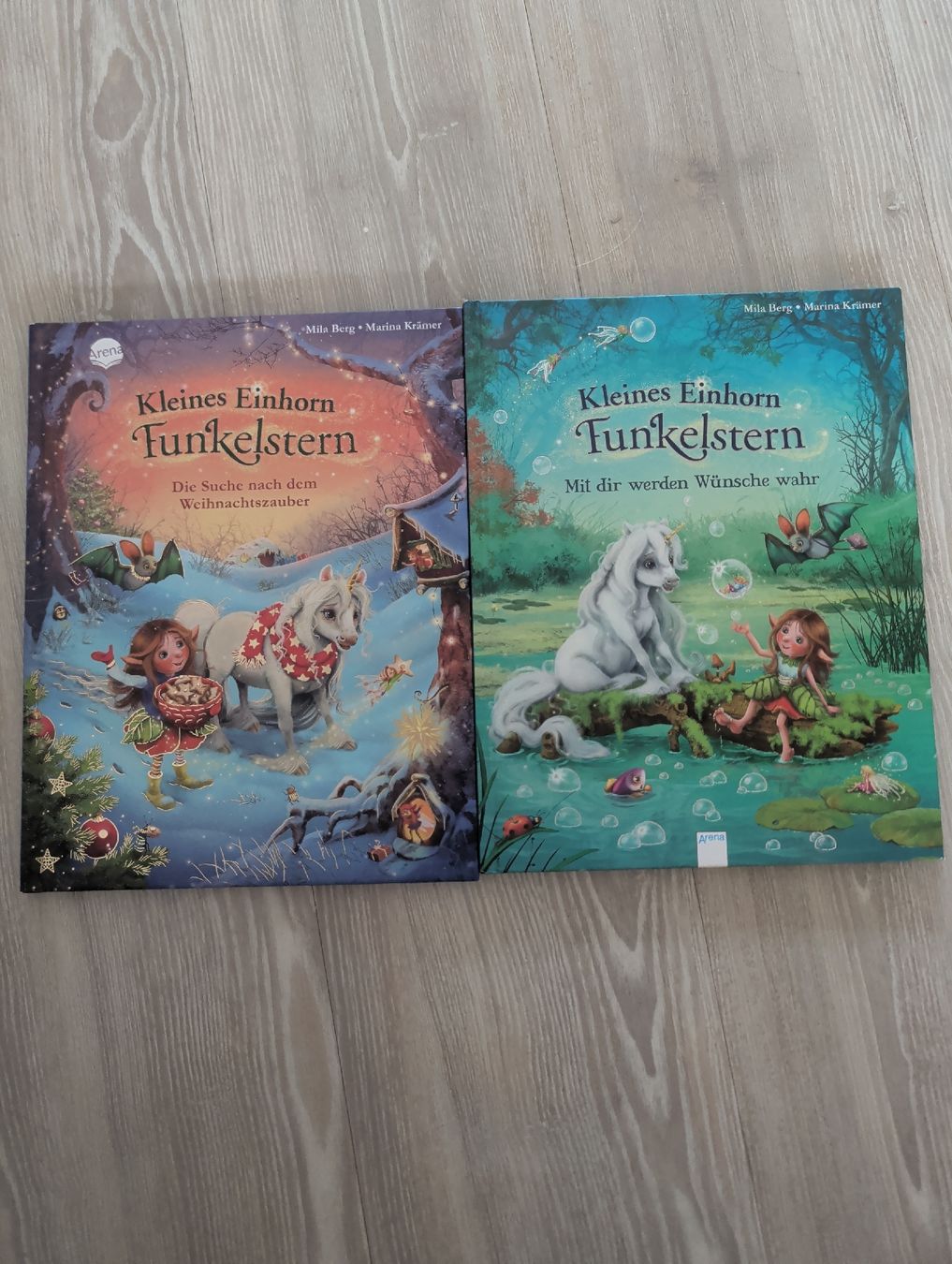 Libri: 2 Kinderbücher Kleines Einhorn Funkelstern  – Usato da Weinfelden venduto da Marco035